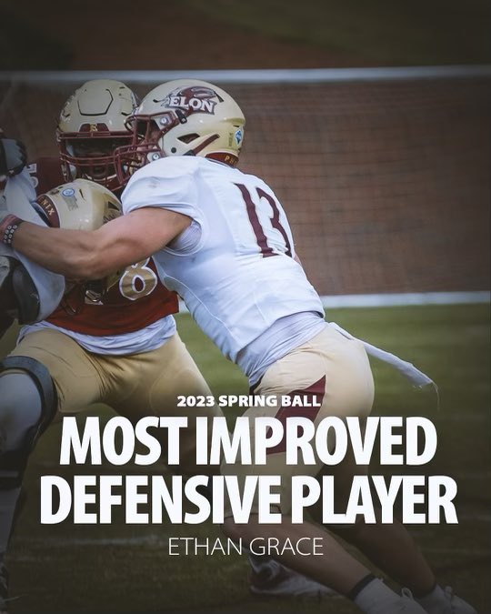 Our spring ball Defensive Award Winners! Congratulations to <a href="/CalebCurtain/">Caleb Curtain</a> and <a href="/ethangracee/">Ethan Grace</a>! #AED