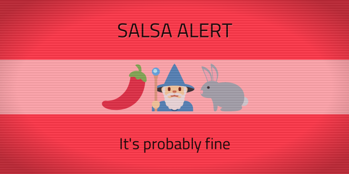 SecretAlerts's tweet photo. 🐇🧙‍♂️🌶 SALSA ALERT 🌶🧙‍♂️🐇
Errata: In section 9.7.3 paragraph 6 of the Handbook the phrase 'suspicious wizards' should read 'liminal rabbits' - please update your copy accordingly. https://t.co/CJ4fyQckAv