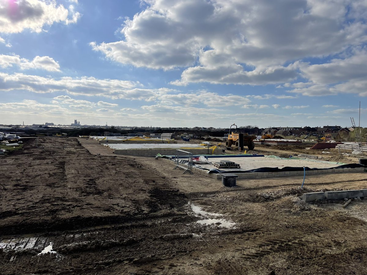 Black stuff going down last week, continuation of road formation and plot hand backs. Great to see <a href="/VolvoCEGlobal/">Volvo CE</a>
