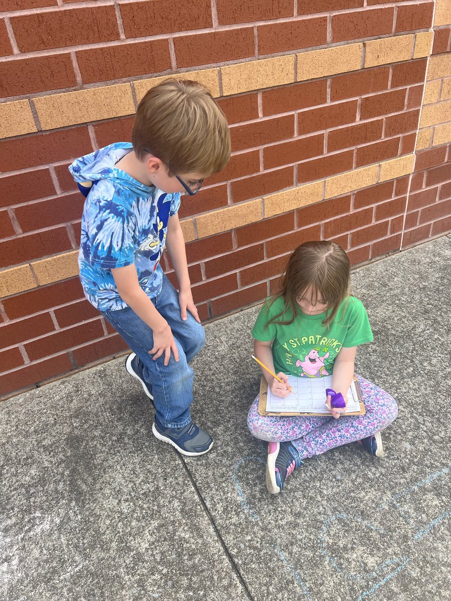 Math review Easter Egg Hunt style!Mrs. Bargatze and Mrs. Dial paired up to have a fun Easter Egg Math Review today. Thank you for making learning fun!