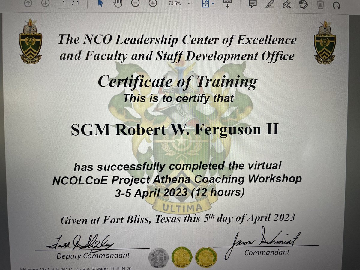 SapperNacho's tweet image. @NCOLCoE provided a great coaching workshop!
#ProjectAthena