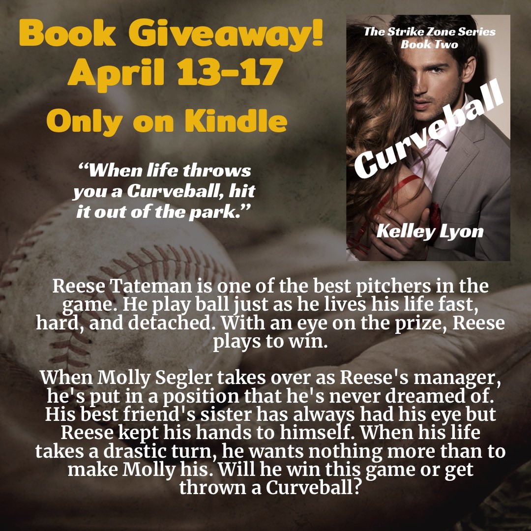 Plan for this giveaway! Only on Kindle. 

Curveball: Strike Zone Series Book Two a.co/d/cBNR6FZ #baseballromance #sportsromancereaders #kindleunlimited #kindleunlimitedromance #bookstagram #booktok #bookgiveaway #kelleylyonauthor