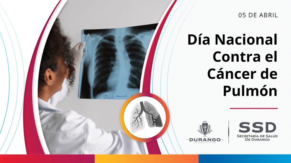 SSDurango's tweet photo. #SabíasQue en nuestro país, el cáncer de pulmón es la cuarta causa de muerte y ocupa el séptimo lugar de incidencia de tumores malignos?

5 de abril || Día Nacional contra el #CáncerDePúlmón 🫁 https://t.co/EJ9UmqEhDp