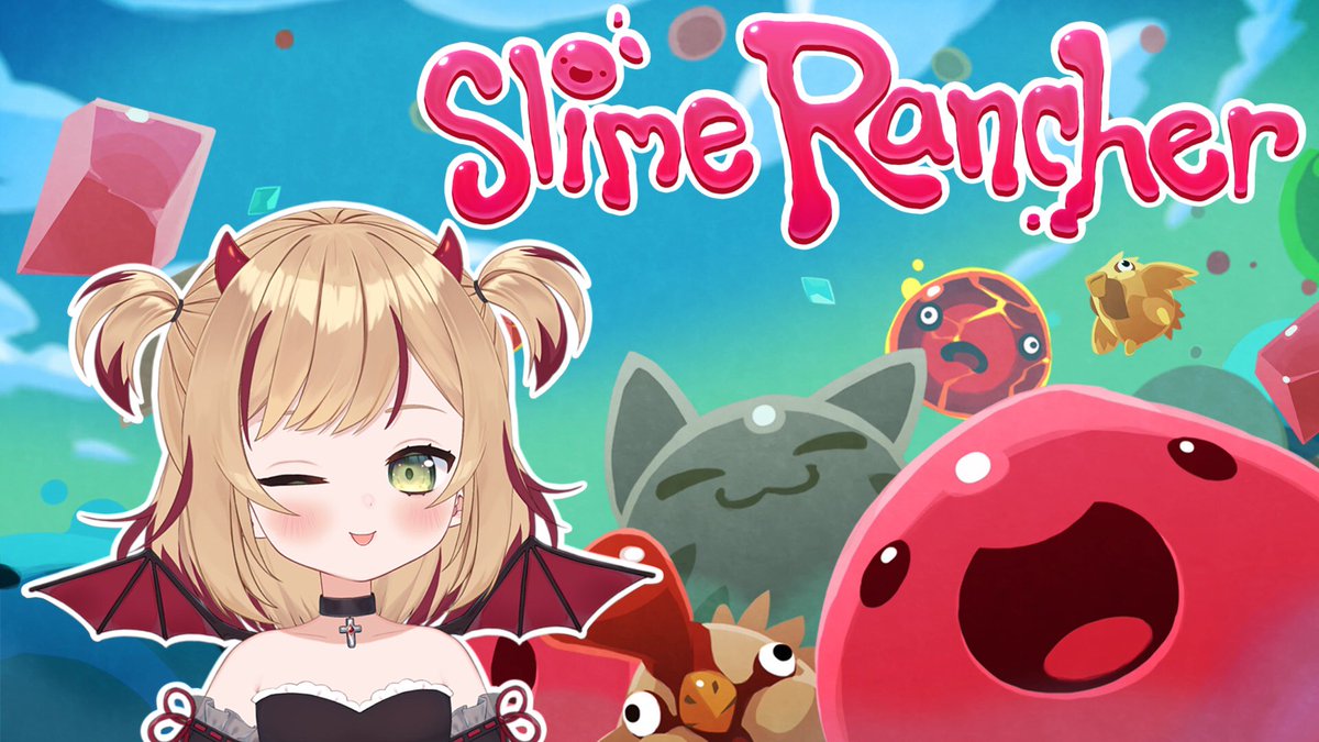 etyawa's tweet photo. i was told i would find anime slime girls?! let’s go and catch them all!!!! https://t.co/nc483lylKr