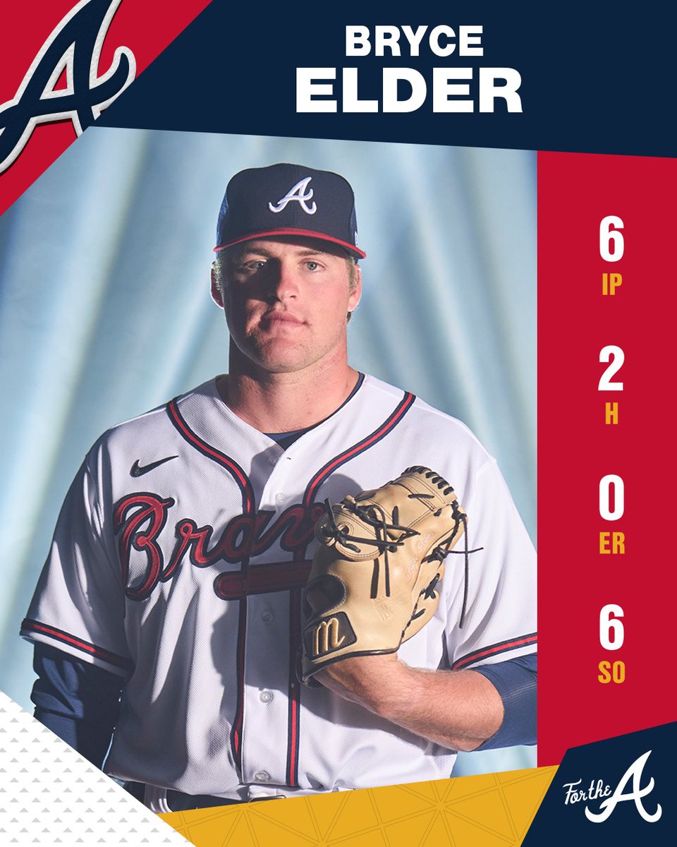How about that season debut from <a href="/bryce_elder13/">Bryce Elder</a>?

#ForTheA