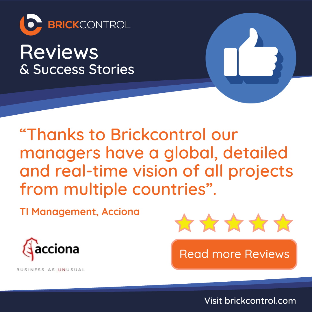 brickcontrol's tweet photo. Our clients say about us: “Thanks to Brickcontrol our managers have a global, detailed, and real-time visualization of all projects from multiple countries”. #ERP #ClientReviews #BrickControl #ConstructionManagement https://t.co/xQuilCDbex