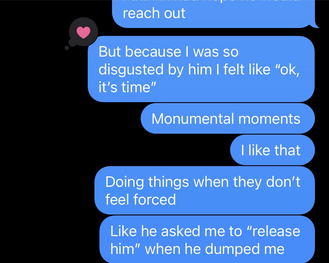 manderswanders's tweet photo. 3/31 was a good day - 3.5 months after he
blew it up, I can truly say l've let go - in my
own time, just as I told him it would be. Initially
I felt like I was gonna fucking fall apart. But
the peace I feel shows me that being with him
is what falling apart actually feels like. https://t.co/qQR7tKyOHQ