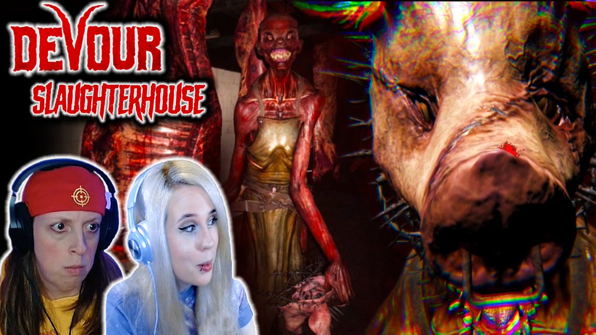 AimGamePlay's tweet photo. This little piggy scared the crap out of me 😳☠️
Devour The Slaughterhouse with @ValentineGG_yt 
https://t.co/lK4fUdssoI
#horrorgames #DEVOUR #smallyoutuber #girlgamer #youtubechannel #youtubegaming https://t.co/ZfubDkKsxt