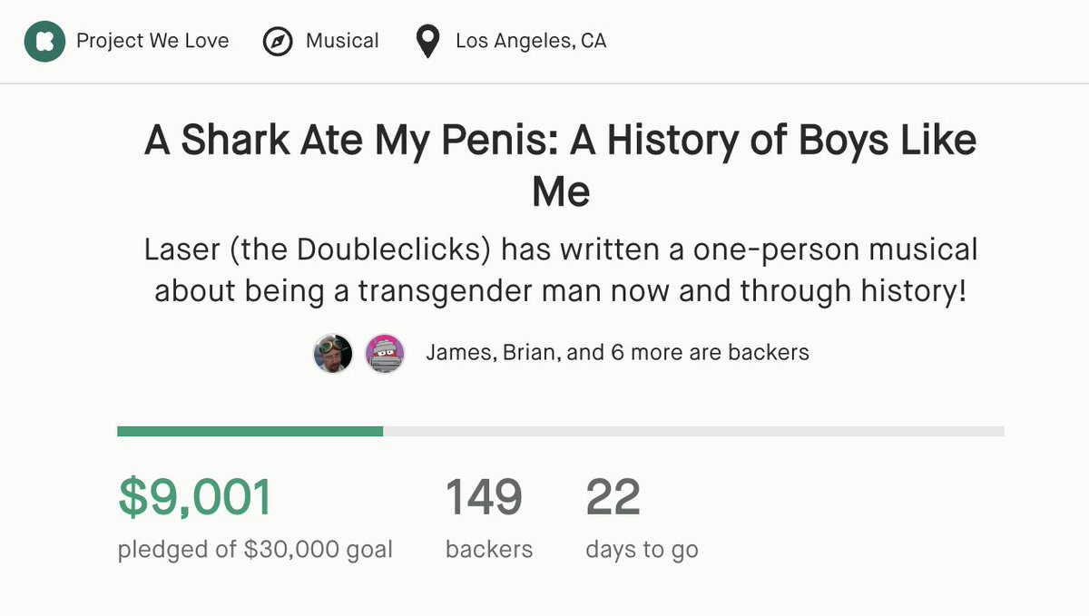 lasertheboy's tweet image. IT IS OVER 9000!!

kickstarter.com/projects/angel…