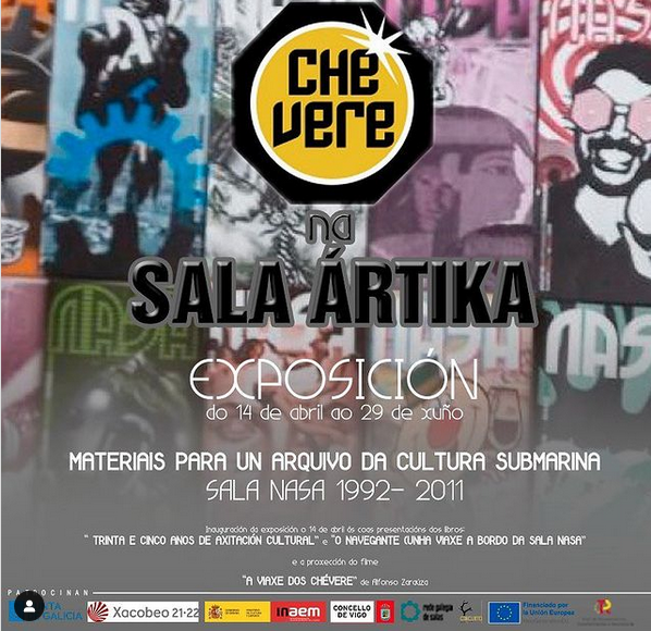 O vindeiro venres 14 de abril presentamos unha pequena exposición de documentos da Sala Nasa en Vigo na <a href="/ArtikaSala/">Sala Ártika</a> Ademais presentaremos o libro #Chevere35AnosDeAxitaciónCultural e o cómic sobre a Nasa #ONavegante (...)