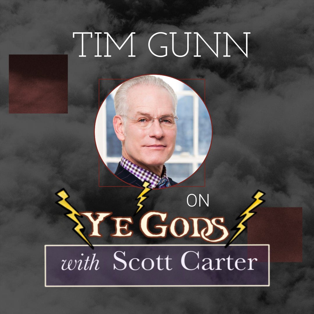 We are so excited to have author, teacher, and fashion and television icon @TimGunn on Ye Gods! Scott and Tim discuss their thoughts on mentorship, spiritual mantras, and how personal philosophy can guide your life. Listen now at yegods.podbean.com