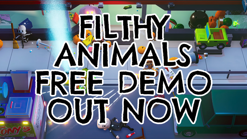 FilthyAnimalsHS's tweet image. Filthy Animals Free Demo out now!

Play the first two levels of Filthy Animals for free with local 1-4 player co-op. 

Try before you buy an&apos; fall in love with Filthy Animals!

#indiegame #indiedev #steamdemo #filthyanimals