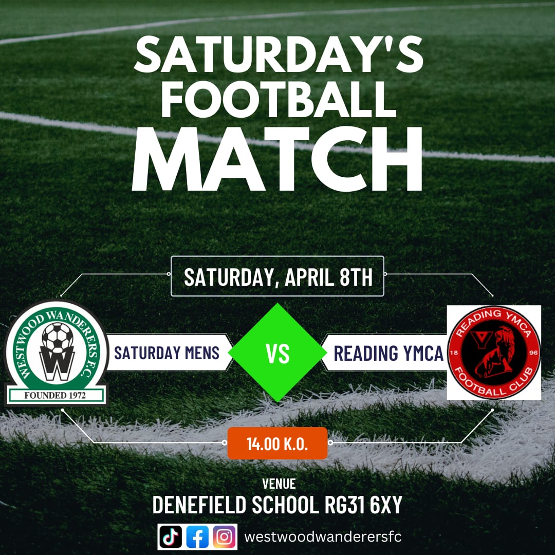 An Easter treat for you on Saturday as our Men's 1st team host Reading YMCA #upthewestwood #grassrootsfootball