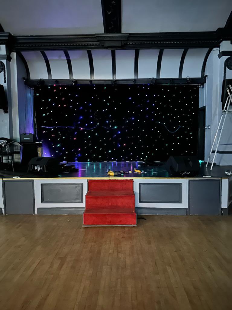 Breaking News: today we installed an brand new LED starlight stage backdrop to improve the visual effects of the shows we have booked for this Weekend.

See what’s on and book tickets now 
empressbuilding.co.uk/whatson

#whatsondoncaster #empressbuilding #empressballroom #livemusic