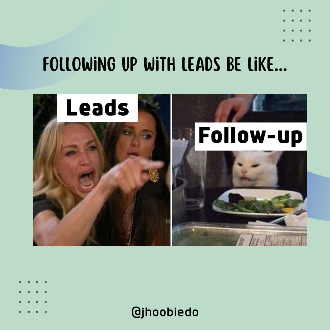 jho_obiedo's tweet photo. "Following up with leads is like playing the long game in a relationship. It may not pay off right away, but eventually, you'll see the rewards."
#leadgeneration #sales #followup #closingdeals #businessgrowth #customerrelationships https://t.co/qhaWhGfogN