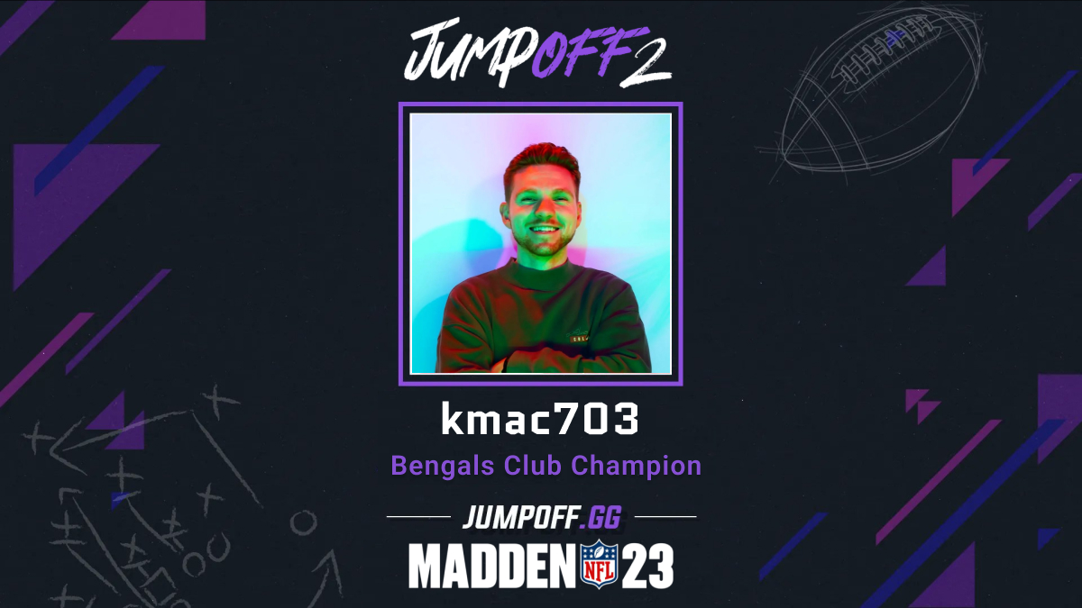 jumpoffgg's tweet photo. We're starting to #JUMPOFF2 the first qualifiers in our @EAMaddenNFL Tournament with @KMaC703 on Saturday, April 15th! Get your stacked MUT team ready and register now at https://t.co/gGiOtb8TTV https://t.co/KQzyigBEF5
