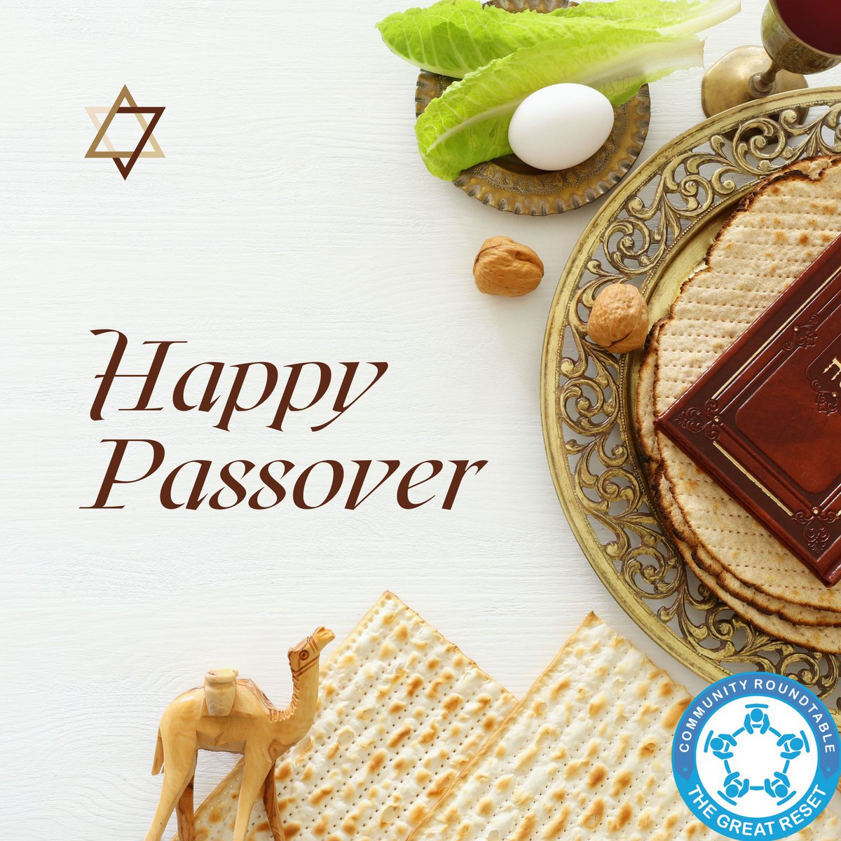 ResetGreat's tweet photo. This evening, alongside our Jewish Community, we will celebrate the beginning of Passover. Wishing you a joyous and peaceful time. Chag Pesach Sameach💐

#ListenFirst #TheGreatReset #Passover #CommunityRoundtables https://t.co/Q2dsn2yGR0