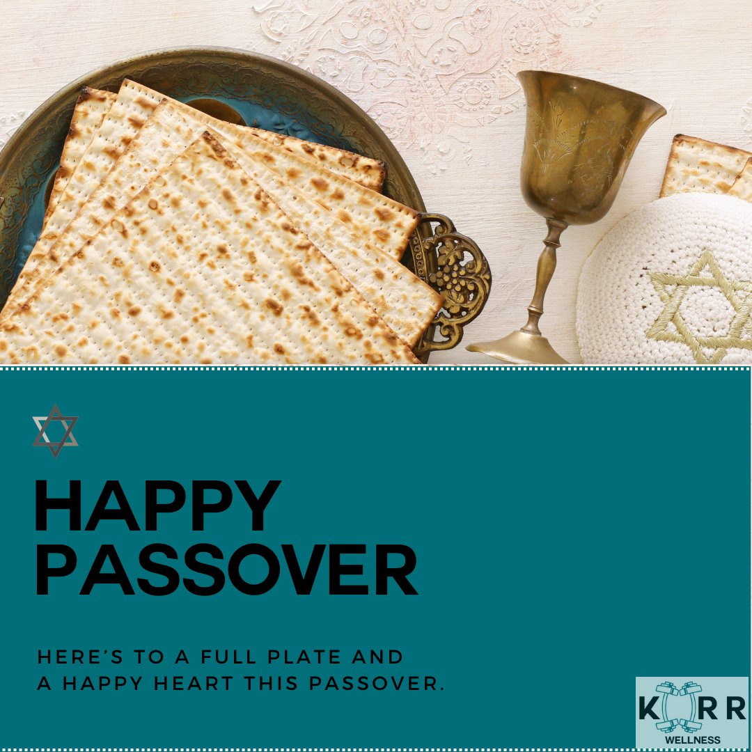 Happy Passover!

May the traditions of Passover bring you comfort, connection, and a deeper sense of purpose.

#KorrWellness #HappyPassover

@korrwellness

#Passover #ChicagoWeightLoss #NewOrleansWeightLoss #ChicagoFitnessCoach #ChicagoHealthFitness #FitnessMotivation #WeightLoss