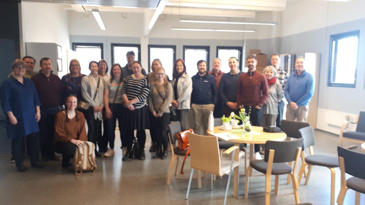 rscavan's tweet photo. Delighted to share professional conversations about innovative teaching and learning with the partners @AaltoDF #espoointernational #gymnasietLärkan @fmtsexperience #fmts https://t.co/620bseK4EH