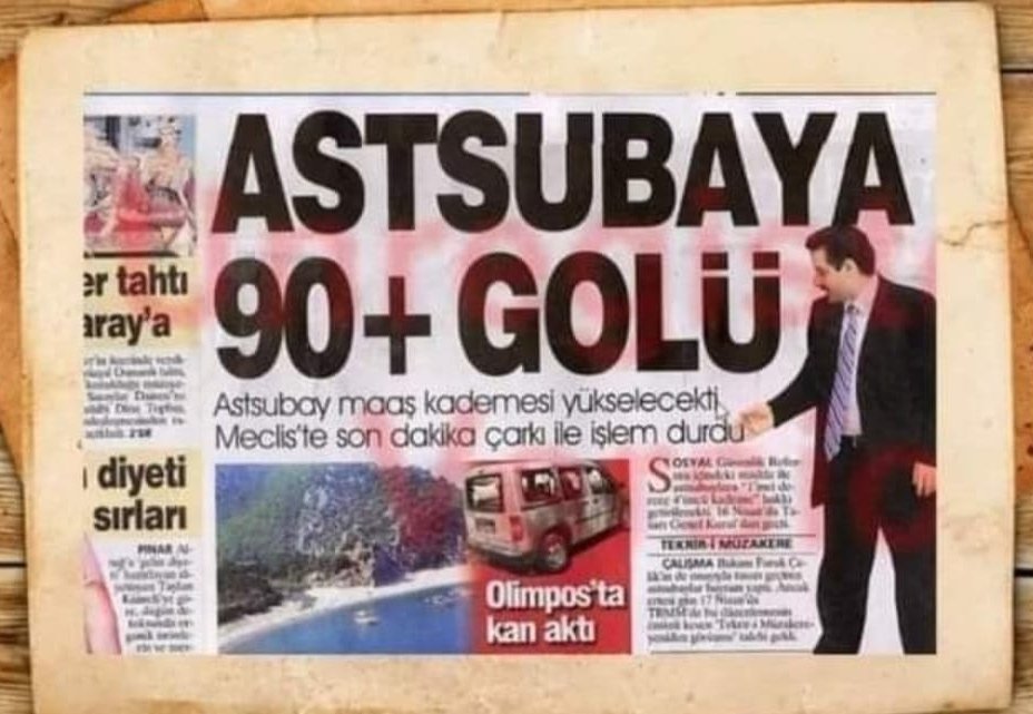 tameryılmaz (@tmrymz26) on Twitter photo #AstsubayınaSahipÇık
Çık ki, beraberlik olsun. Kaldı ki, bizimde bir gol hakkımız var.
<a href="/tcbestepe/">T.C. Cumhurbaşkanlığı</a>
<a href="/tcsavunma/">T.C. Millî Savunma Bakanlığı</a>
<a href="/RTErdogan/">Recep Tayyip Erdoğan</a>
<a href="/dbdevletbahceli/">Devlet Bahçeli</a>
<a href="/DurgenHamza/">Hamza DÜRGEN</a> #AstsubayınaSahipÇık
Çık ki, beraberlik olsun. Kaldı ki, bizimde bir gol hakkımız var.
<a href="/tcbestepe/">T.C. Cumhurbaşkanlığı</a>
<a href="/tcsavunma/">T.C. Millî Savunma Bakanlığı</a>
<a href="/RTErdogan/">Recep Tayyip Erdoğan</a>
<a href="/dbdevletbahceli/">Devlet Bahçeli</a>
<a href="/DurgenHamza/">Hamza DÜRGEN</a>