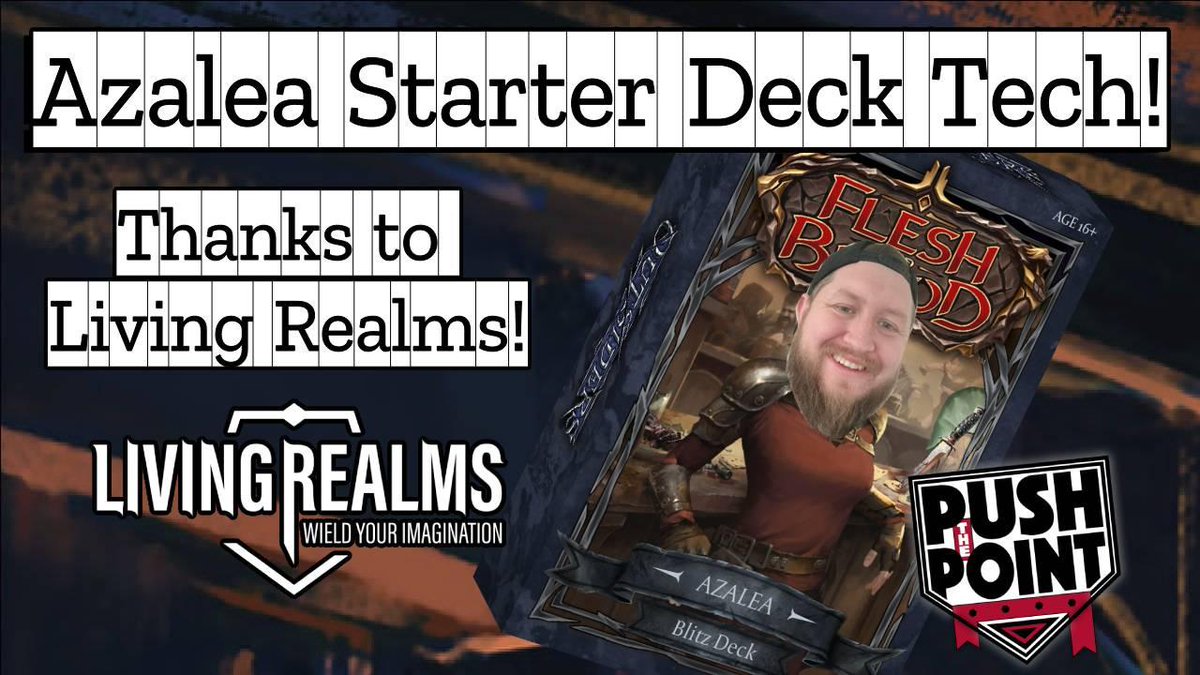 Hamsack_PTP's tweet photo. Azalea starter deck tech now available on @PushThePoint1 Youtube!
New to @fabtcg and want a great starter deck for your old school ranger? Check it out now!
Link below
#fabtcg #Faboutsiders https://t.co/VOeQNPm9mt