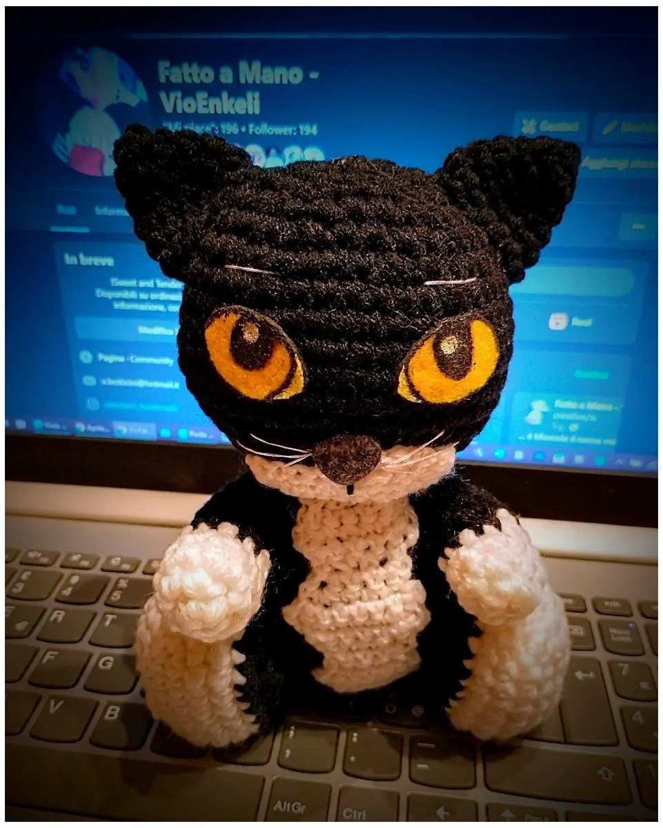 ViolaRaakel's tweet image. ... 🐱 meow 🐾 ...

Commissione portata a termine 📸

#Cat #LadyCat #Amigurumi #AmigurumiByMe #AmigurumiMania #AmigurumiCrochet #AmigurumiPassion #AmigurumiLover #AmigurumiKawaii #Handmade #HandmadeByMe #HandmadeWithLove #Crochet #CrochetPassion