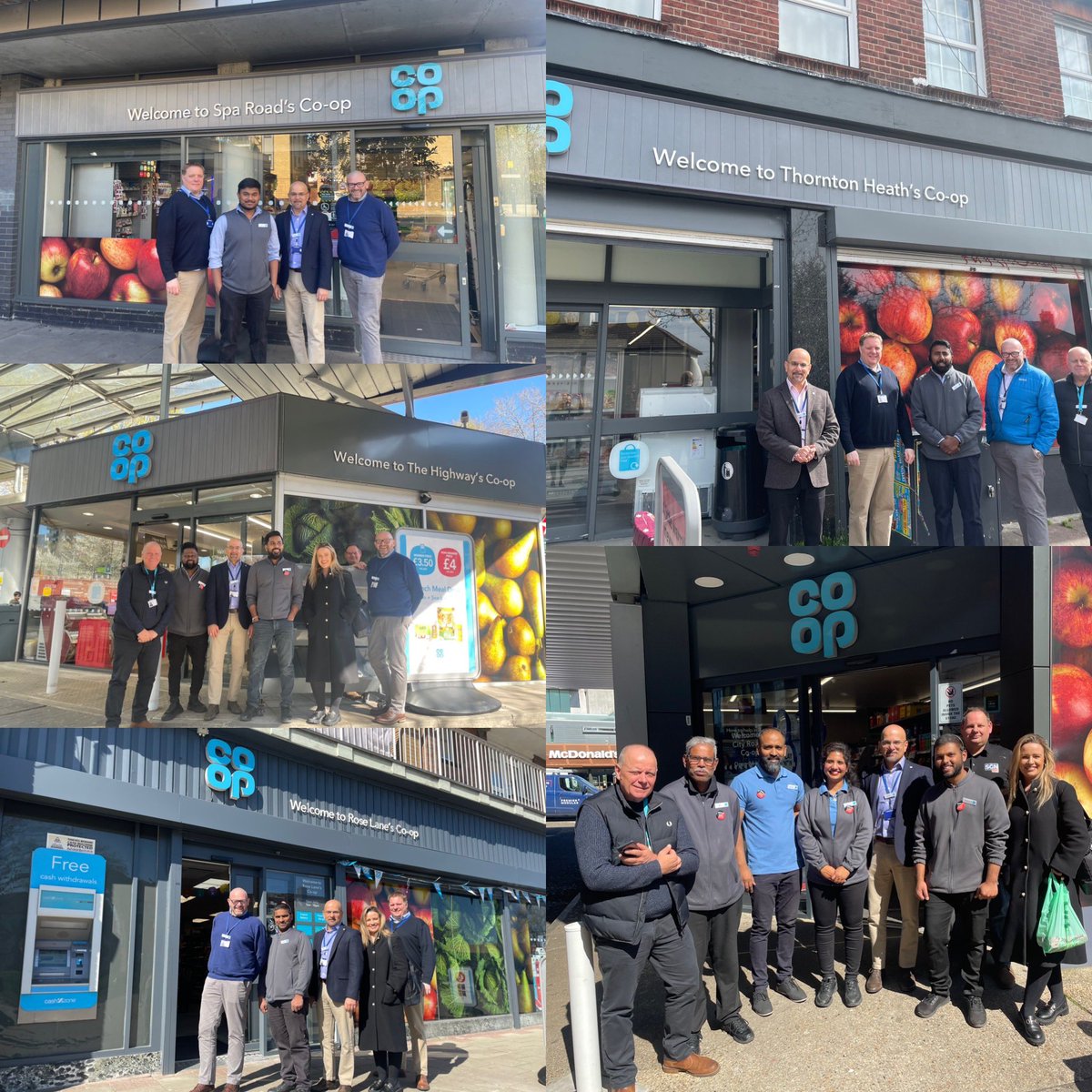 A selection of photos from some of the Franchise stores visited over a couple of very ☀️London days. Wonderful seeing our partners &amp; store teams talking all things Easter trading, service &amp; Franchise #succeedtogether
