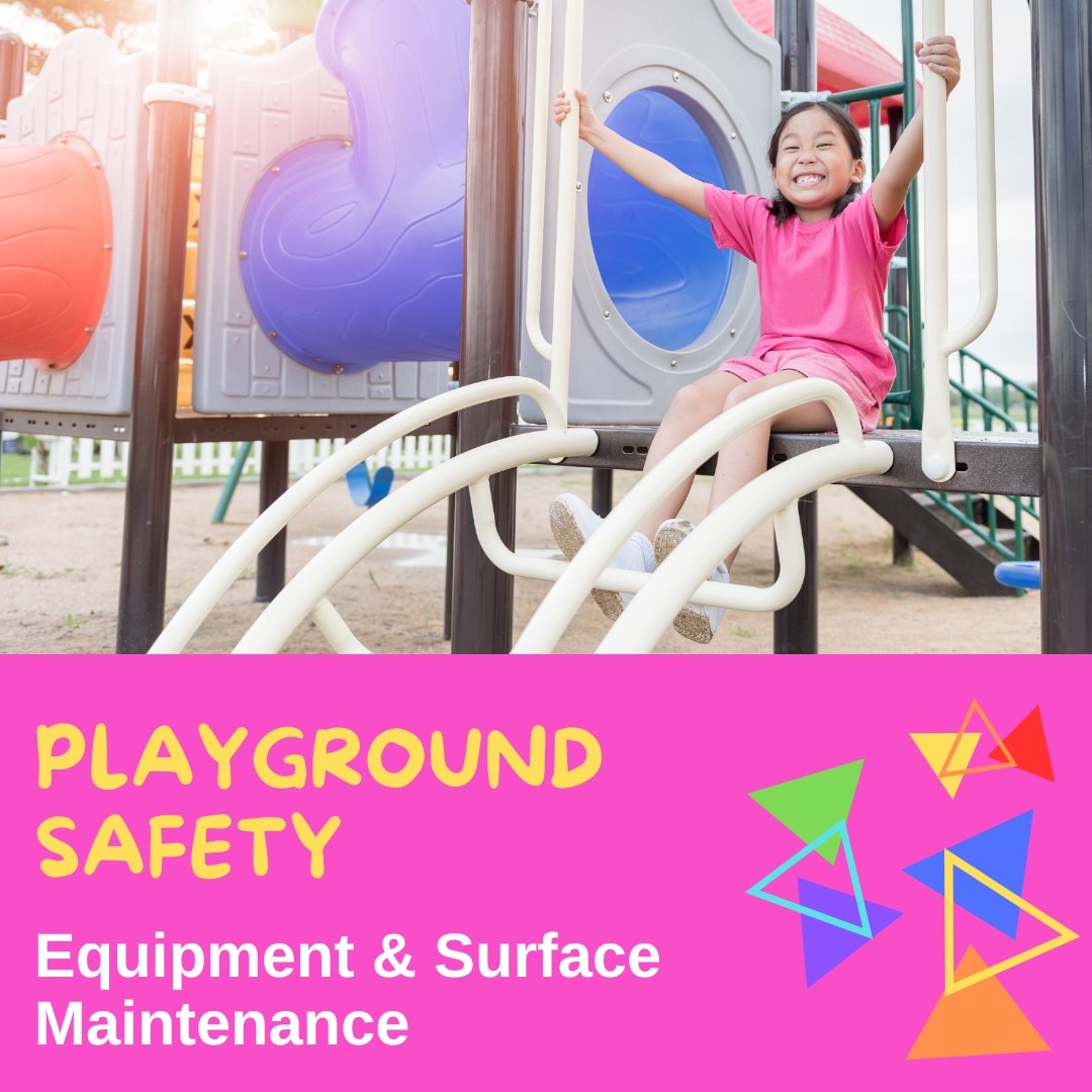 A maintenance program can help prevent injury and extend the lifetime of playground equipment.
bit.ly/3IMYITo 
#maintenance #playgroundsafety #safety #safeplay #playground #parks #publicentities #safeplaygrounds #tmhccprg #publicriskgroup