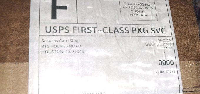 @SakurasCardShop, one of the 3 packages, arrived a lot faster than I expected. I'm glad I got home before<a class="tags" target="_blank" title="On Twitter" href="/?out=eyJ0eXAiOiJKV1QiLCJhbGciOiJIUzUxMiJ9.eyJpYXQiOjE3MjYxNDkzNDYsImlzcyI6InR3cG9ybnN0YXJzLmNvbSIsIm5iZiI6MTcyNjE0OTM0NiwiZXhwIjoxNzU3Njg1MzQ2LCJyZWRpcmVjdF91cmwiOiJodHRwczovL3R3aXR0ZXIuY29tL1Nha3VyYXNDYXJkU2hvcCJ9.j6CV27UaQnC7OSrjAhO32RaMmbeOH6kthWCkZAqC1nz6w-P_H2Ol1k5ABDce8KFLkQj6bTYw0W0_4r3seVbdEA">@SakurasCardShop</a><a href="/tag/kickingthroughmentalhealth"class="tags"><span>#kickingthroughmentalhealth</span></a>