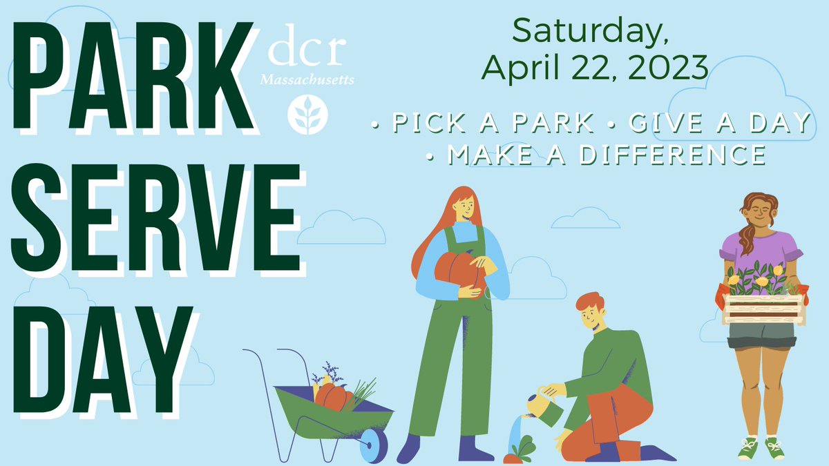 Are you ready for Park Serve Day?!  Give a day of service to your favorite park and sign up today! bit.ly/DCRParkServe