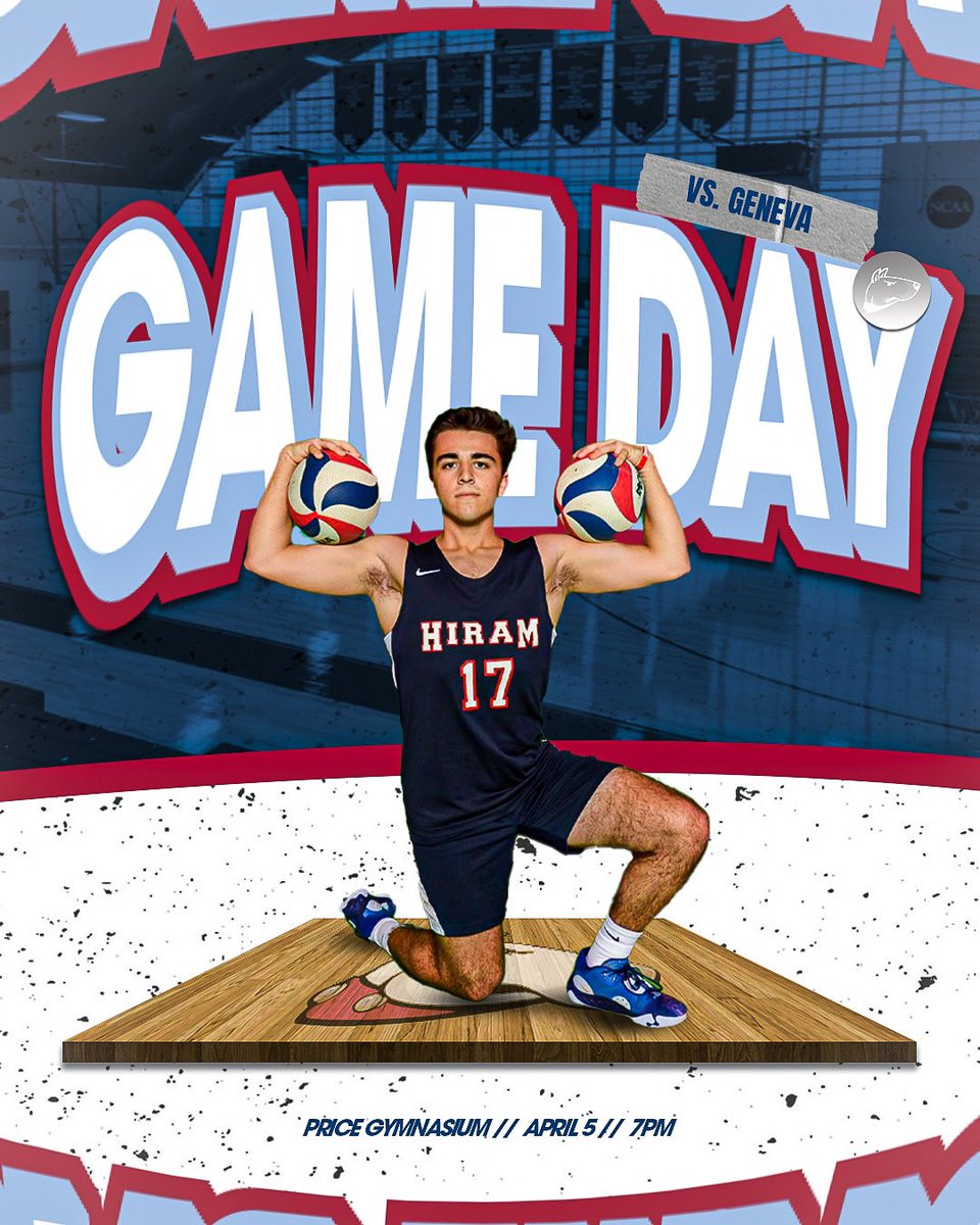 Hiram College Athletics (@hiram_athletics) on Twitter photo IT’S GAME🏐DAY‼️
<a href="/HiramMVB/">Hiram College Men's Volleyball</a> is back home for a game against the Golden Tornadoes.
🆚: Geneva
📍: Hiram, OH
⏰: 7 p.m.
📺: vcloud.blueframetech.com/broadcast/embe…
📊: hiramterriers.com/sidearmstats/m… IT’S GAME🏐DAY‼️
<a href="/HiramMVB/">Hiram College Men's Volleyball</a> is back home for a game against the Golden Tornadoes.
🆚: Geneva
📍: Hiram, OH
⏰: 7 p.m.
📺: vcloud.blueframetech.com/broadcast/embe…
📊: hiramterriers.com/sidearmstats/m…
