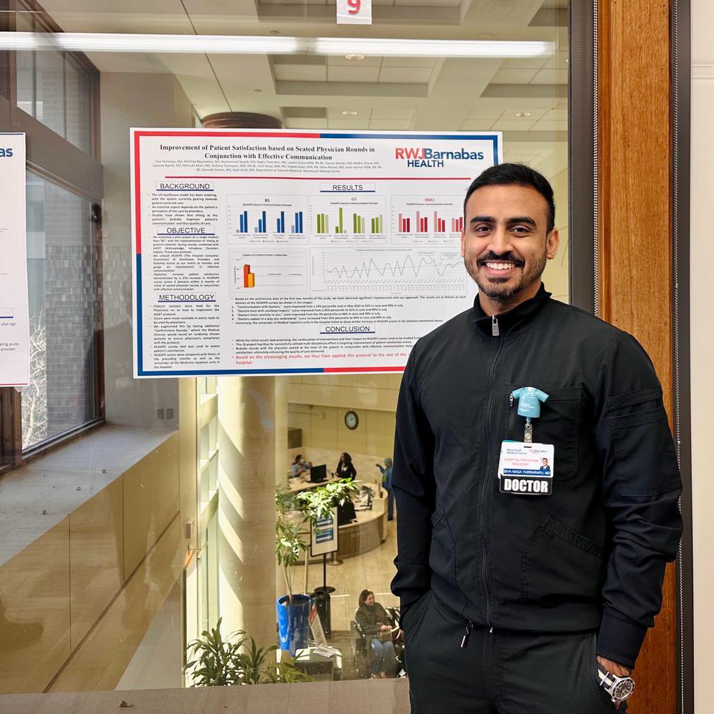 MMC_IMresidency's tweet photo. Monmouth Medical Center quality fair 2023!! There were so many amazing posters this year and here is our representation from internal medicine department. Also congratulations and best of luck to whoever got selected for the next roundπ₯³ππ»
#monmouth #qualityfair #imresidents https://t.co/ob31HFQDlz