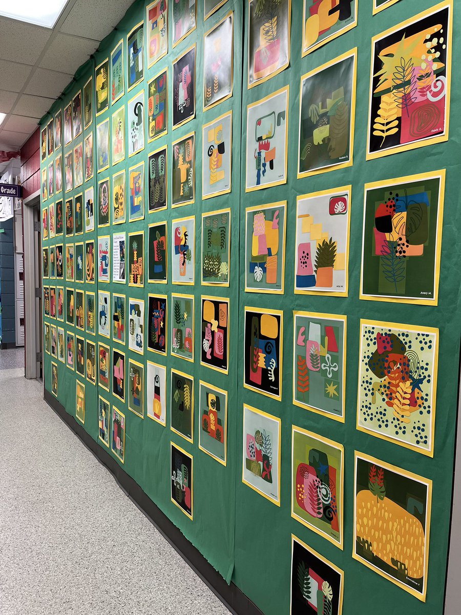 ComputersMp's tweet photo. A little #SneakPeek at our amazing art for the MP Specials Showcase. Our students have worked so hard- can’t wait for everyone to see how awesome the hallways look. #mpconfident #OPSfortheirfuture @ClaOlathe @MPTimberwolves https://t.co/pgliQzOfmy