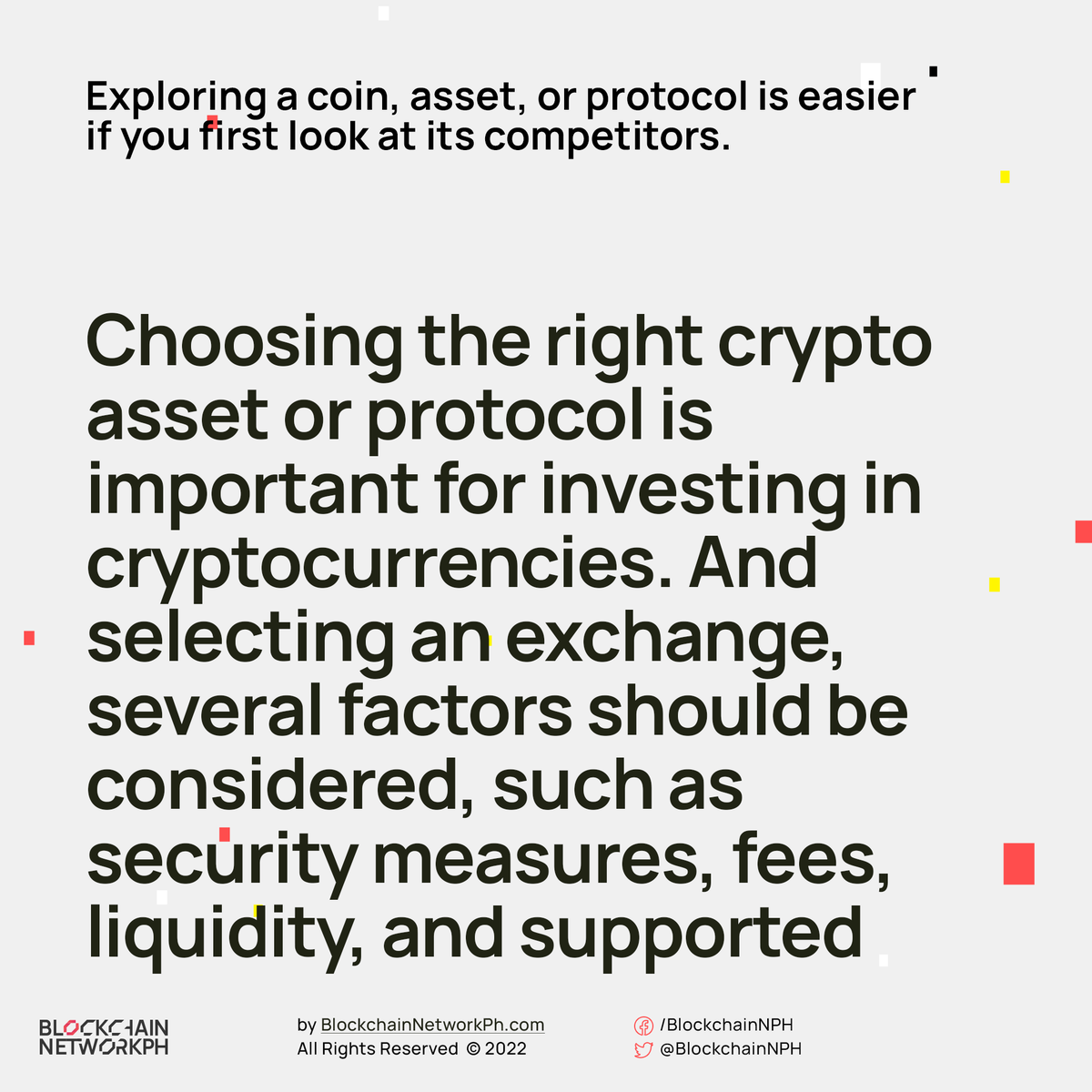 Connectweb3ph's tweet photo. π Crypto Tip #16
Exploring a coin, asset, or protocol is easier if you first look at its competitors. βπΌ
#DYOR #BNP #bnphupdate #investingtips #Investing101 #CryptoPH #cryptotips
Here's how ππΌ https://t.co/JaU26wn37o
