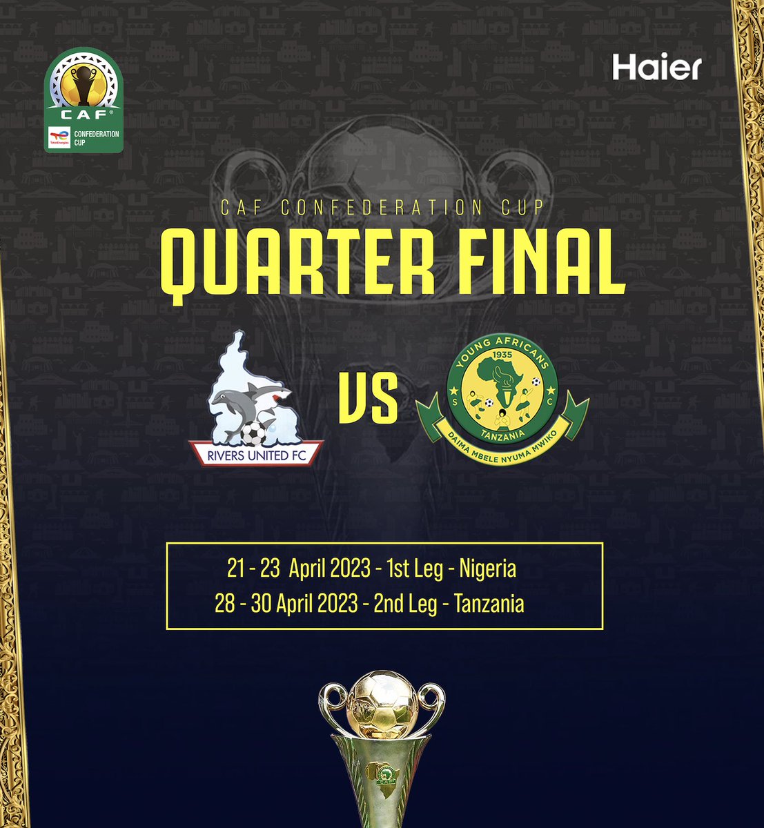 YoungAfricansSC's tweet photo. 𝗥𝗢𝗕𝗢 𝗙𝗔𝗜𝗡𝗔𝗟𝗜 #𝗖𝗔𝗙𝗖𝗖

𝗥𝗜𝗩𝗘𝗥𝗦 𝗨𝗡𝗜𝗧𝗘𝗗 𝗩𝗦 𝗬𝗢𝗨𝗡𝗚 𝗔𝗙𝗥𝗜𝗖𝗔𝗡𝗦 𝗦𝗖 

#TimuYaWananchi 
#DaimaMbeleNyumaMwiko https://t.co/wsUX4d5eos