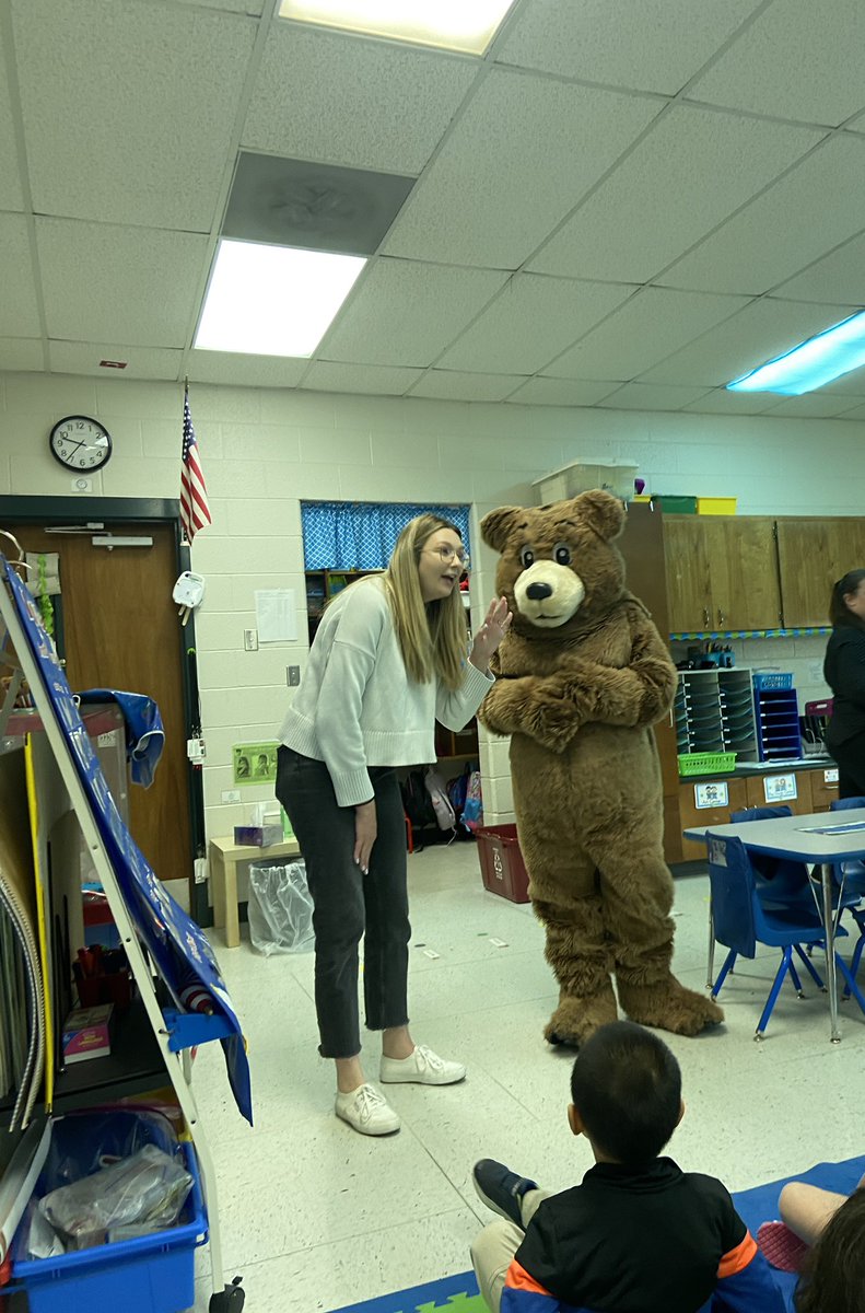 We had a great interactive visit with Happy Bear from <a href="/cac1st/">CAC</a> today and we loved it!