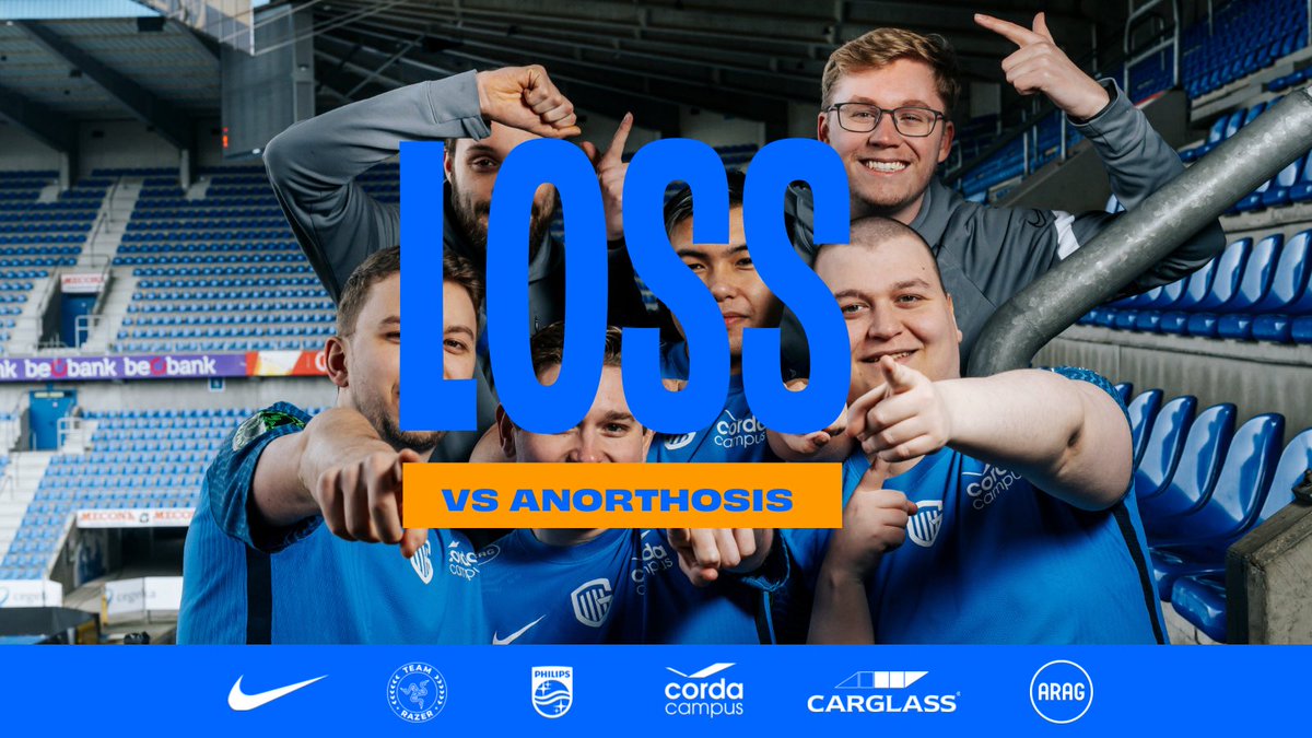 KRCGenkEsports's tweet photo. We couldn’t secure the final game of the day 😢 

Ggs @anoesports 

It’s out of our hands now! Valiant effort bois we’re proud of you💪

#BuildForVictory #PushTheLimits  #EMEAMasters    #LeagueOfLegends https://t.co/o5gvQvnxZ9