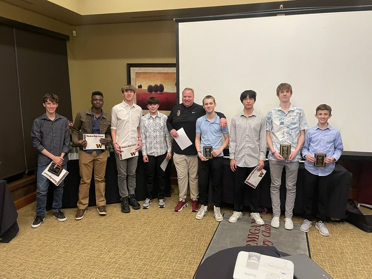 Great time last night at our banquet honoring our players and program! Thanks to all who helped make this night happen. It was very special evening and a great way to close out our memorable season. We are Windsor!