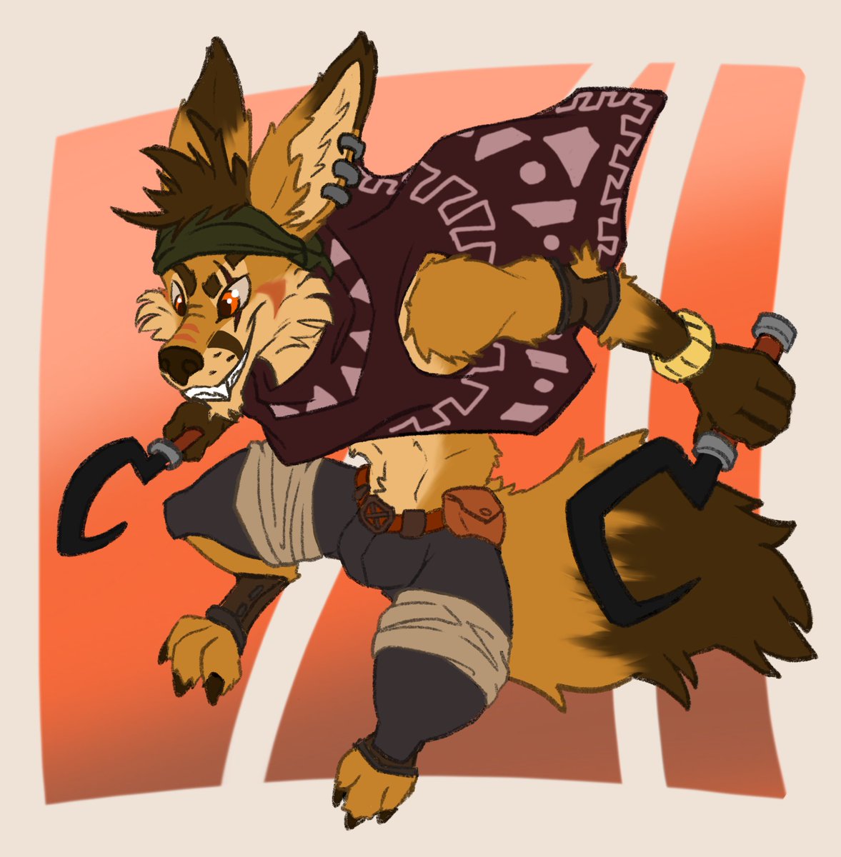 BonesOtter's tweet photo. Drawing I did of my previous #DND character https://t.co/xUkW5KjFf1