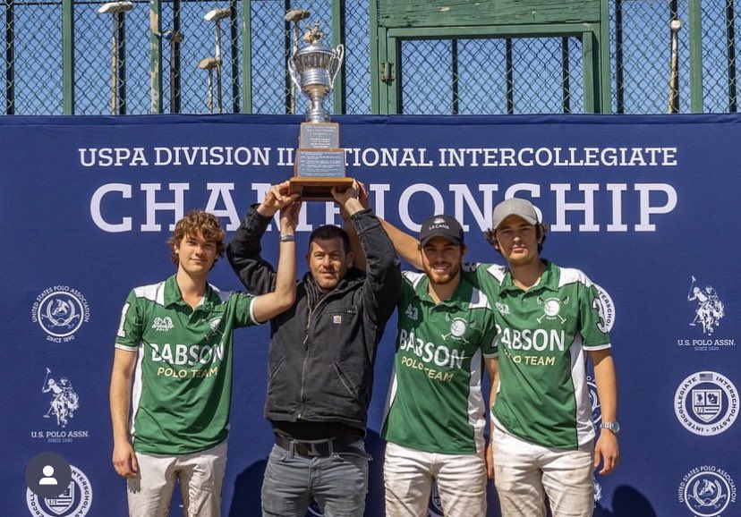 BabsonAthletics's tweet image. Back-to-back natty champs! Congratulations to the #Babson men’s polo club team on winning its second straight @PoloAssociation Division II Intercollegiate Championship at the @CCPolo in Los Osos, California. bit.ly/3ZOzcoi #GoBabo