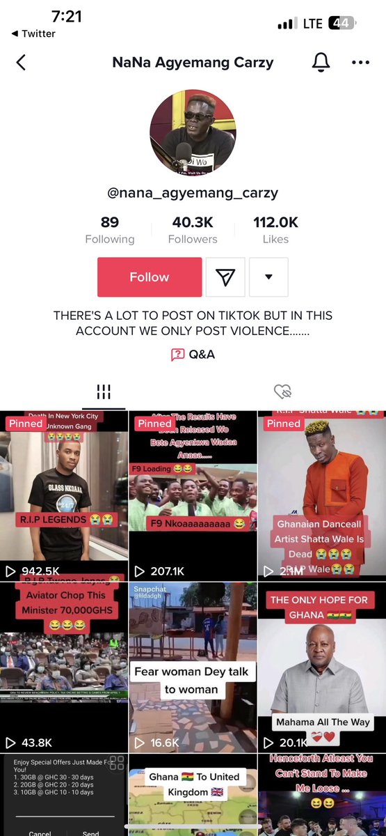 KALYJAY on Twitter "The Twene Jonas thing no be true masa one person wey dey tik tok dey fuu"