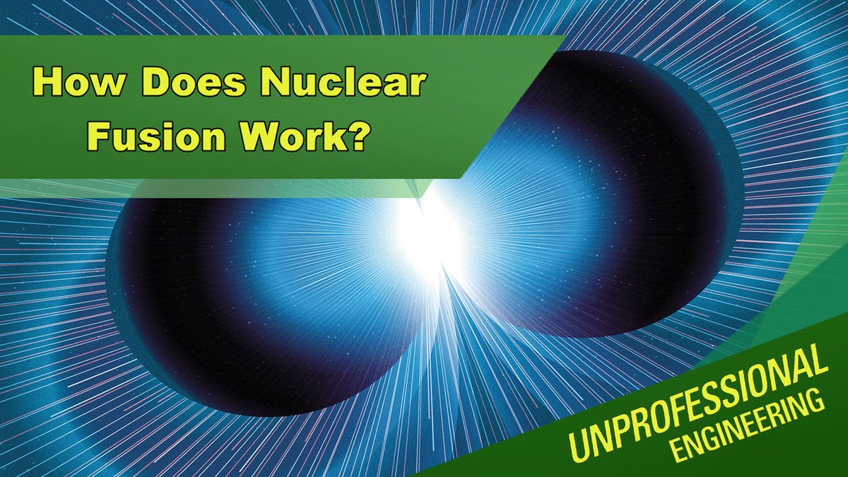 Listen: unprofessionalengineering.com/how-does-nucle…

Learn what #nuclearfusion is, how far we have come, and how much longer we are going to have to wait until #fusion powers the world.

<a href="/pleasejames__/">Has Unprofessional Engineering made Fusion Ep#2?</a>