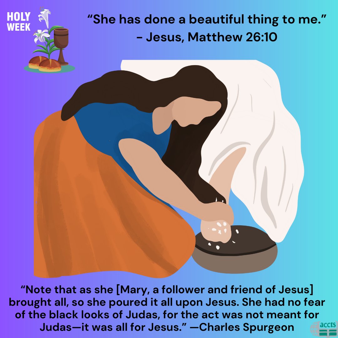 May we do all for Jesus, like his follower who anointed His head.

#military #Christian #ministry #Easter #HolyWeek #Resurrection #Jesus #Christ #Savior #Christian