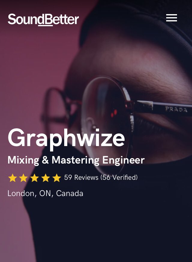 graphbeats's tweet photo. Looking to take your music to the next level? 🎶🔥 Let me help you achieve your goals with professional mixing and mastering services on SoundBetter! 🎧🎚️ #SoundBetter #MixingEngineer #MasteringEngineer #RecordingStudio #HipHop #PopMusic #Spotify #Graphwize https://t.co/yMAWs93JSX