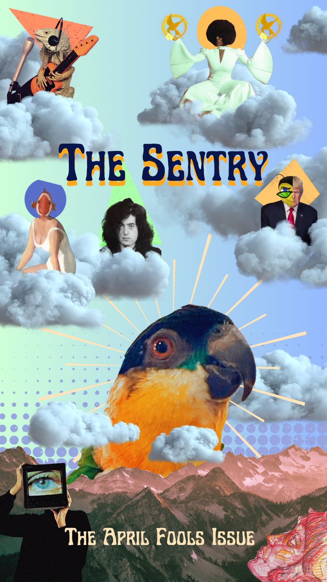cu_sentry's tweet photo. The zaniest issue of The Sentry every conceived is out now!! Check it out or get the gout!!! #youwontactuallygetgout #sentry #Trump #tweetingfromfridge #noimnot #ilied 

https://t.co/sae37UGcgU https://t.co/Gl8Ds69KJR