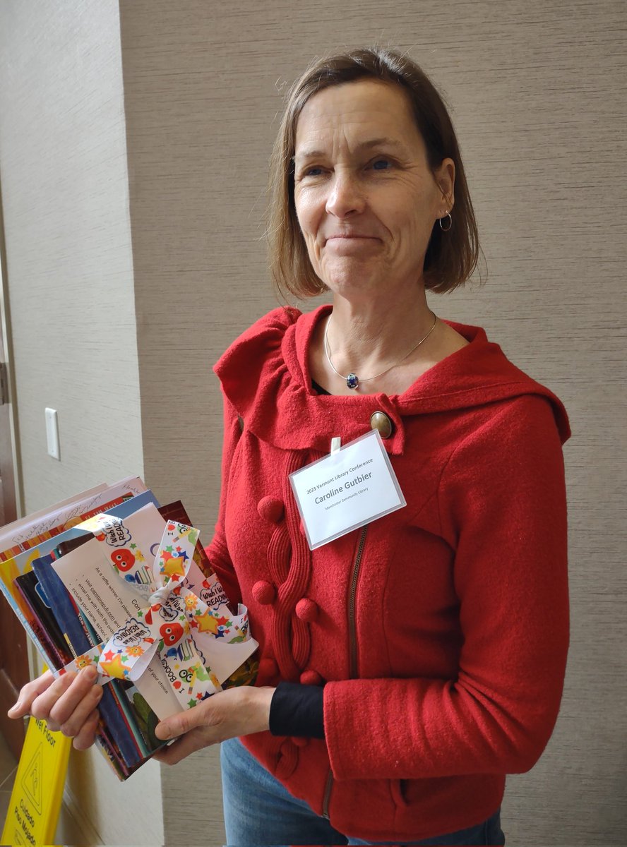Vermont School Library Association (@vtvsla) on Twitter photo Thank you <a href="/CapstonePub/">Capstone 📚</a> for donating books for our #VTlc23 library conference raffle. Take a look at the happy winners! @VLAlib Thank you <a href="/CapstonePub/">Capstone 📚</a> for donating books for our #VTlc23 library conference raffle. Take a look at the happy winners! @VLAlib