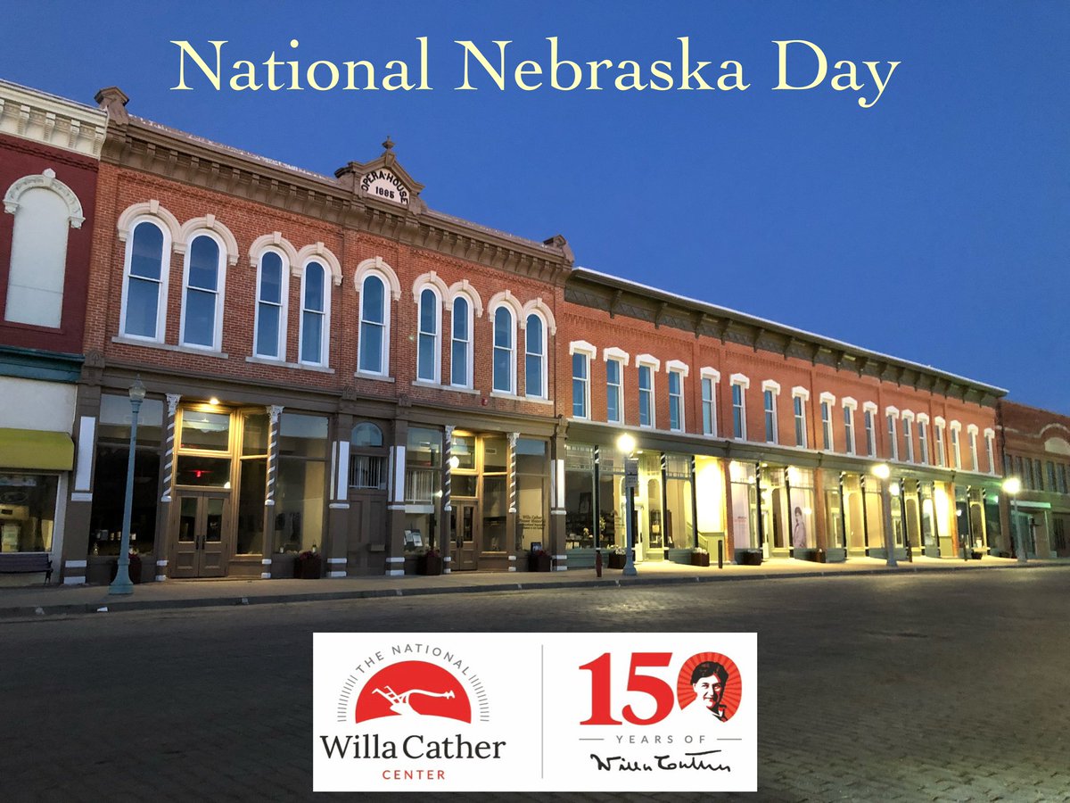 WillaCatherFdn's tweet photo. Happy Nebraska Day! With thanks to our local & state supporters and partners! @HistoryNebraska @NebraskaTourism @NEArtsCouncil
@NebraskaCulture @NebPublicMedia @Neb4TheArts @HumanitiesNe @redcloudproud #VisitRedCloud #NebraskaDay #NationalNebraskaDay #WillaCather #visitnebraska https://t.co/aJvSsgO0li