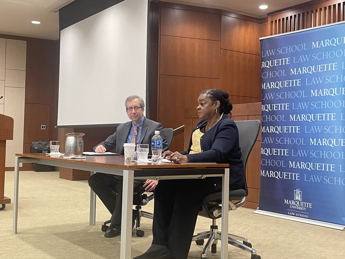 RepGwenMoore's tweet photo. Lead is a public health threat, especially to our children.

It was a pleasure to speak at @mulaw today about federal funding &amp; initiatives to replace lead pipes in WI.

I’ll keep addressing this crisis until every community is free of this toxin. https://t.co/xDjGpIQvsX