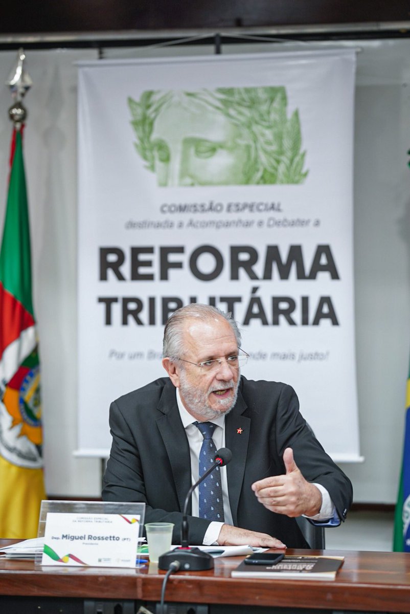 MiguelSRossetto's tweet photo. Hoje presidi a primeira reunião da Comissão Especial da Reforma Tributária na #alrs. Foram eleitos o relator e o vice relator e tb aprovamos o Plano de Trabalho, que vai promover um diálogo com o Governo Federal para construir uma Reforma Tributária mais justa! https://t.co/P9DXP8AG5T