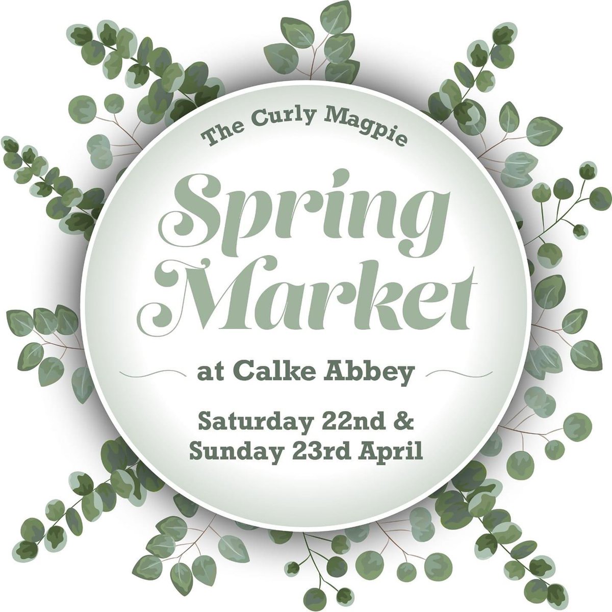 @curly_magpie shop small,local, & support your makers, bakers & traders @NTCalkeAbbey in the Riding School on 22nd & 23rd April 
curlymagpie.co.uk 
#Curlymagpie #shopsmall #MHHSBD #shoplocal #Vintage #Derbyshire #springmarket #popupmarket